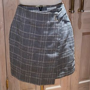 Plaid mini skirt